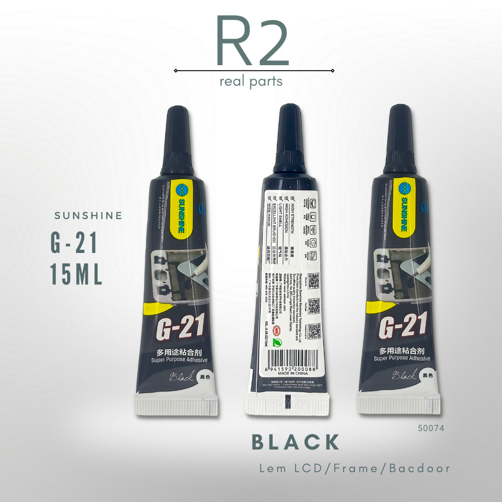 

Lem LCD / Frame / Backdoor SUNSHINE G-21 15ml Hitam Original