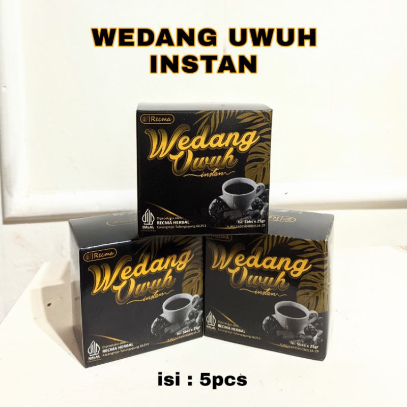 

Wedang Uwuh Instan Isi 5 pcs rasa lebih mantap obati batuk