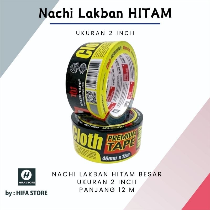 

Lakban Hitam Nachi 2 inch