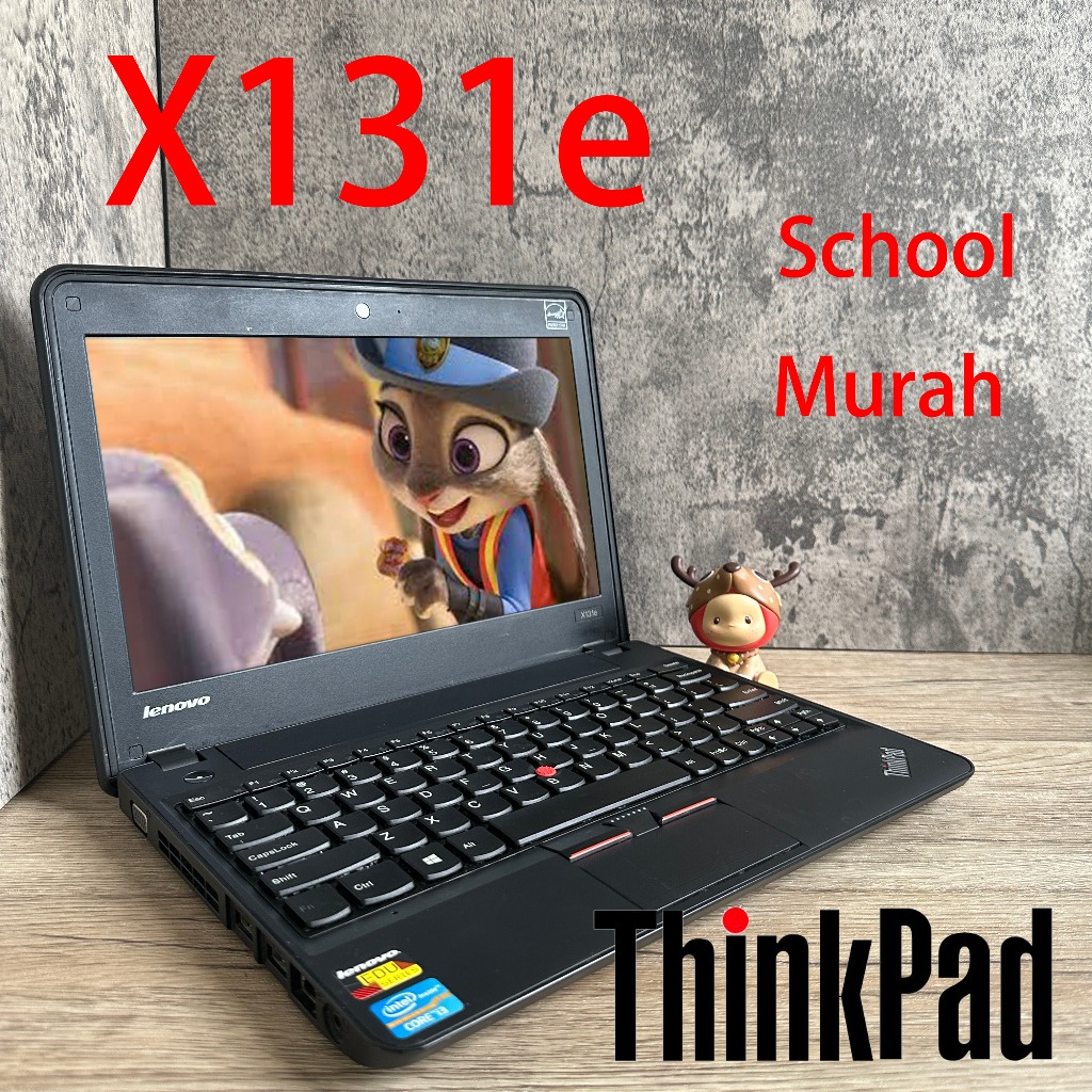 Laptop Lenovo ThinkPad X131e intel i3 RAM 4G SSD 256GB Murah Kualitas Bagus Garansi Toko