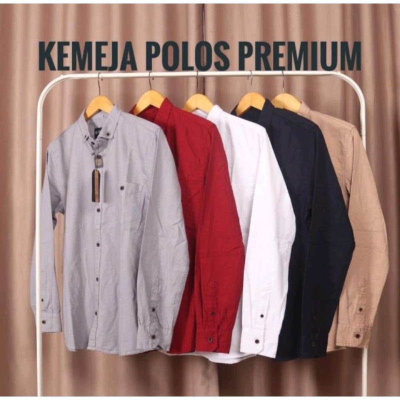 KEMEJA FLANEL F.S POLOS/ KEMEJA CASUAL / KEMEJA FORMAL  /  KEMEJA PRIA / KEMEJA FLANEL PRIA / KEMEJA
