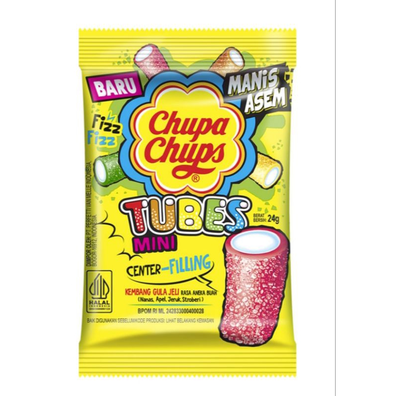 

Chupa Chups Tubes Mini Kembang Gula Jeli 24 g