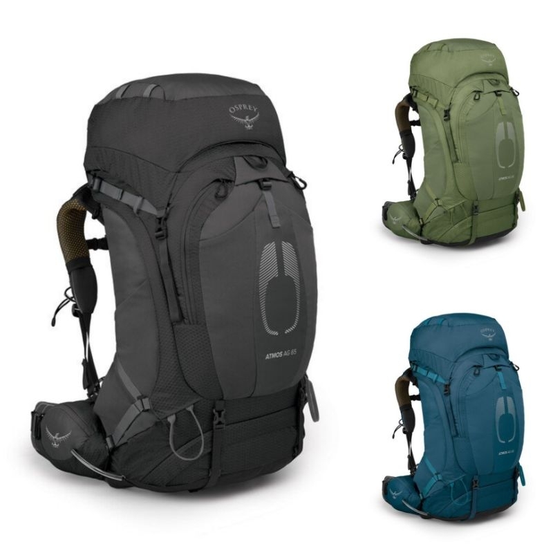 Tas Gunung / Carrier Osprey Atmos 65 AG Include Rain Cover Original Best Seller