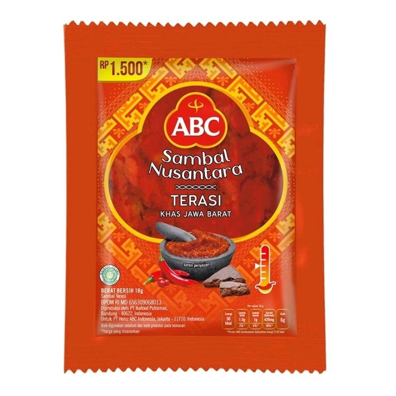 

ABC Sambal Terasi 18 gr