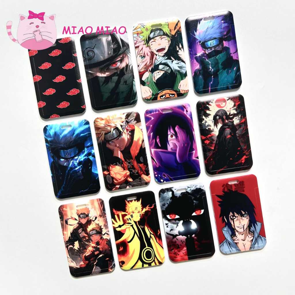

ID CARD HOLDER NARUTO EDITION NAMETAG TANPA TALI CARD HOLDER TEMPAT KARTU MOTIF ANIME NARUTO SASUKE KAKASHI ITACHI