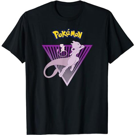 BAJU KAOS Pokemon Gengar and Mewtwo T-Shirt