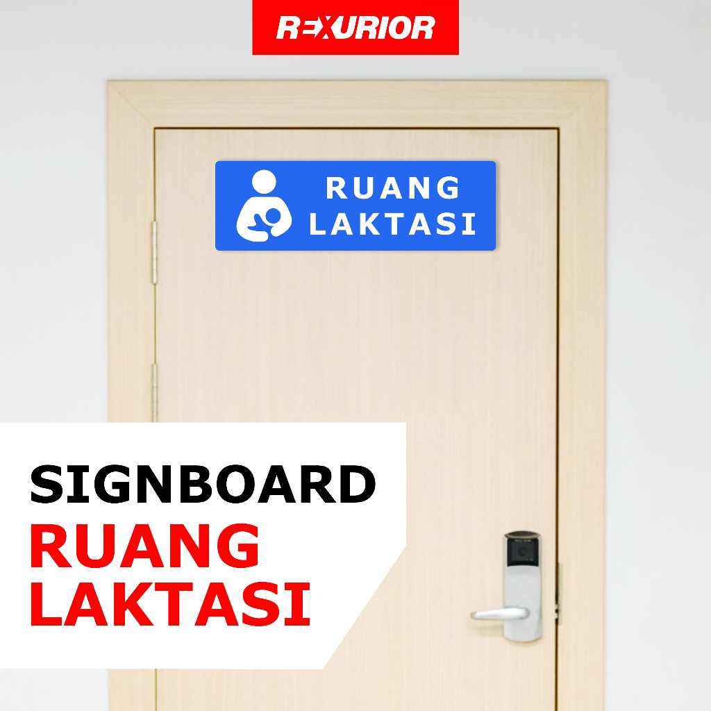 

Papan / signboard ruang laktasi minimalis I Rexurior