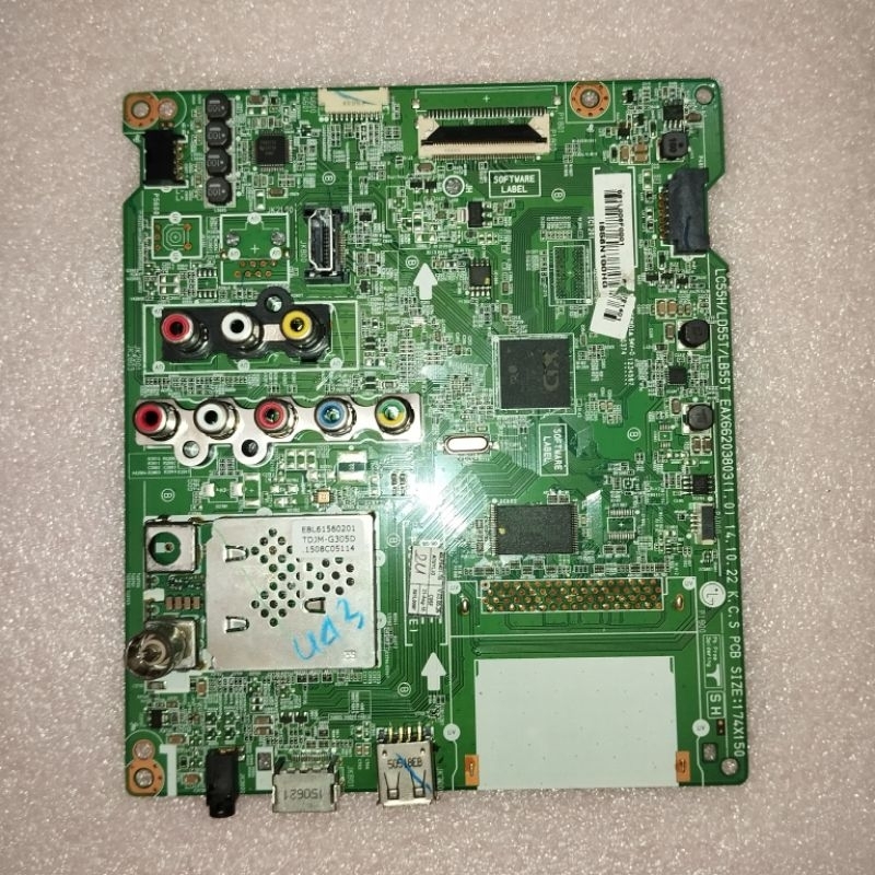 mainboard tv led LG 43LF540T TB
