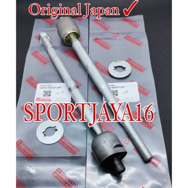 LONG TIE ROD RACK END DAIHATSU SIRION 2PC ORIGINAL JAPAN