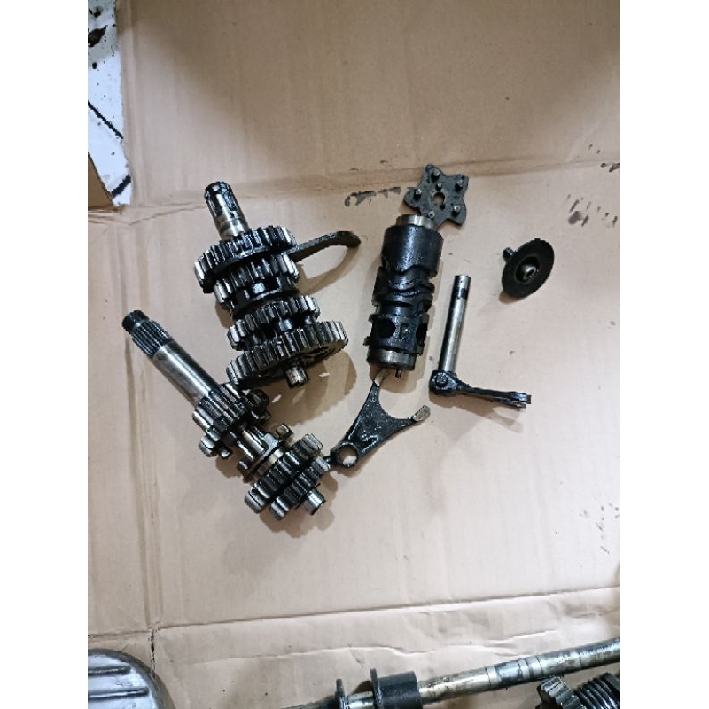 gir gear bok box gigi rasio gearbox gearbok set drum ori original honda supra x 125 fi new kyz k41