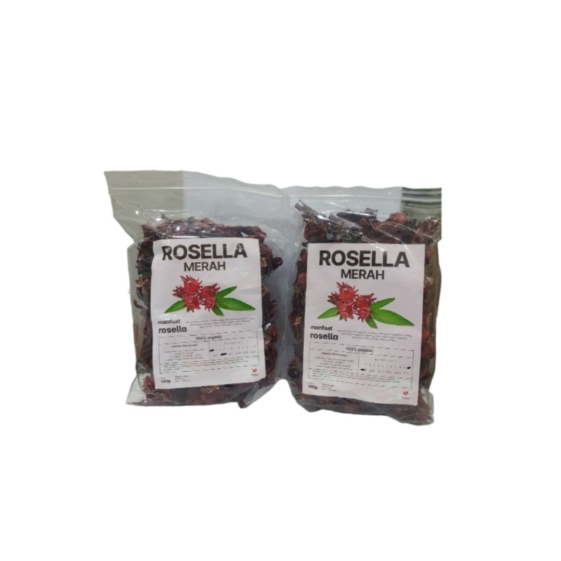 

Teh Rosella Merah 100 gram Curah kering 100% Organik Herbal