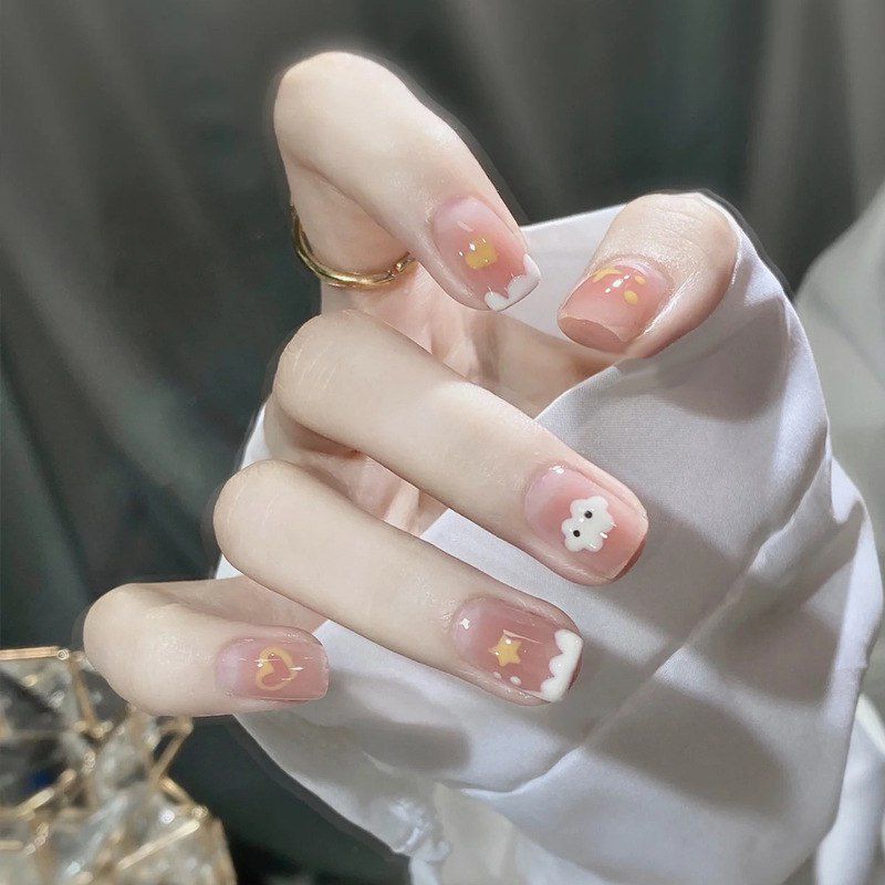 (24pcs) Kuku Palsu Aesthetic/Nail Art/Fake Nail Aesthetic