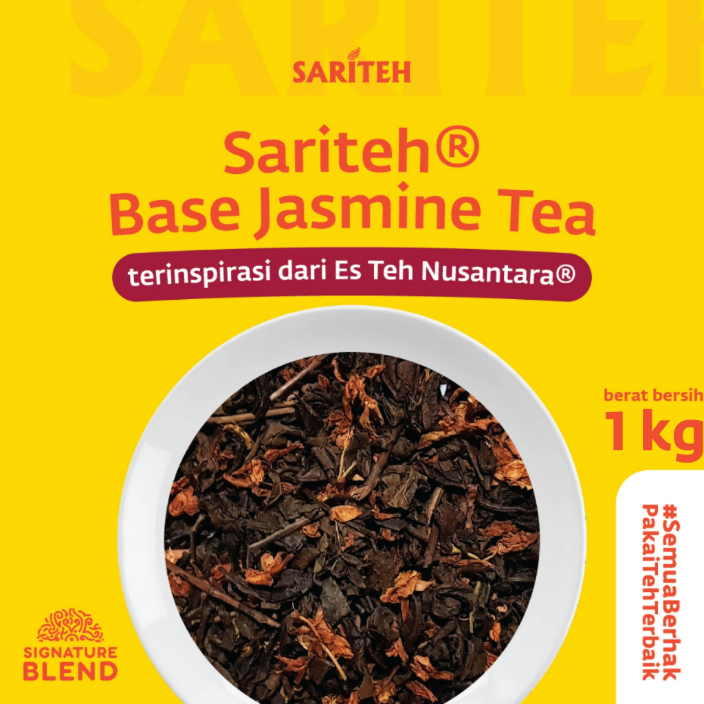

Sariteh Indonesia Base Jasmine Tea Blend - Teh Melati Standar Franchise - 1 kg