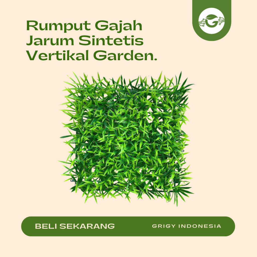 RUMPUT GAJAH RUNCING SINTETIS / RUMPUT GAJAH VERTICAL ARTIFICIAL