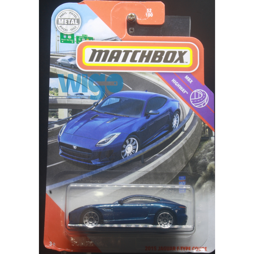 Matchbox 2015 Jaguar F-Type Coupe biru lot V 2020 Diecast