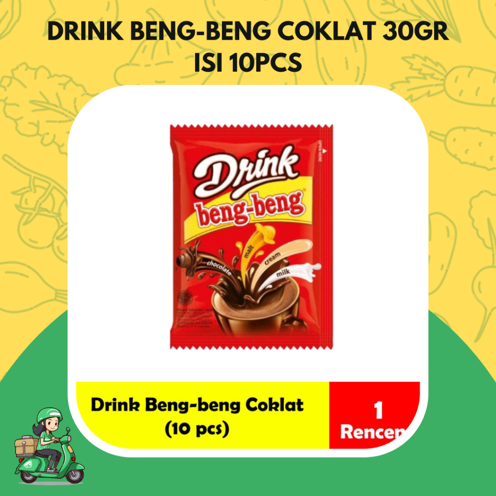 

DRINK BENG-BENG DRINK 30gr MINUMAN COKELAT BUBUK RENCENG ( ISI 10) termurah