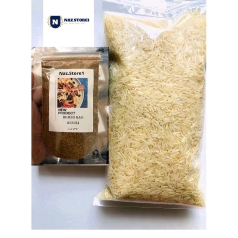 

JLN955 Dikon Promo Paket Beras Basmati 1kg dan Bumbu Nasi Kebuli