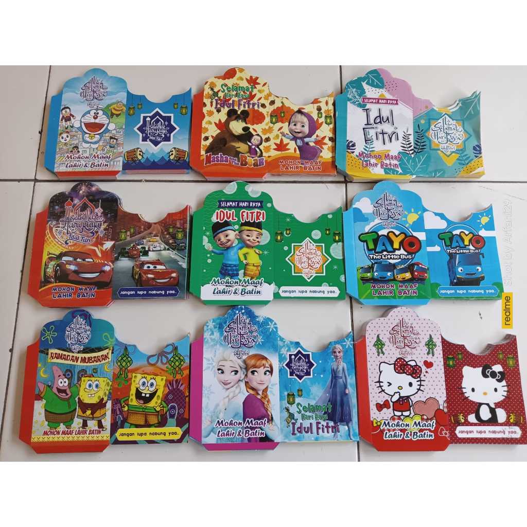 

Amplop lebaran sudah di lem 1 pack (isi10)