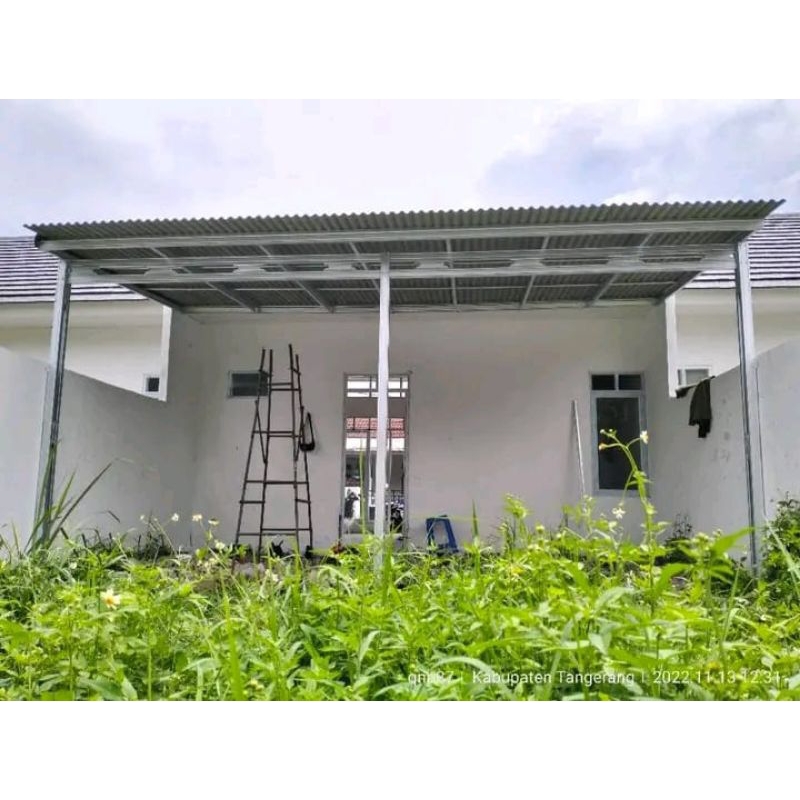 Kanopi baja ringan atap asbes