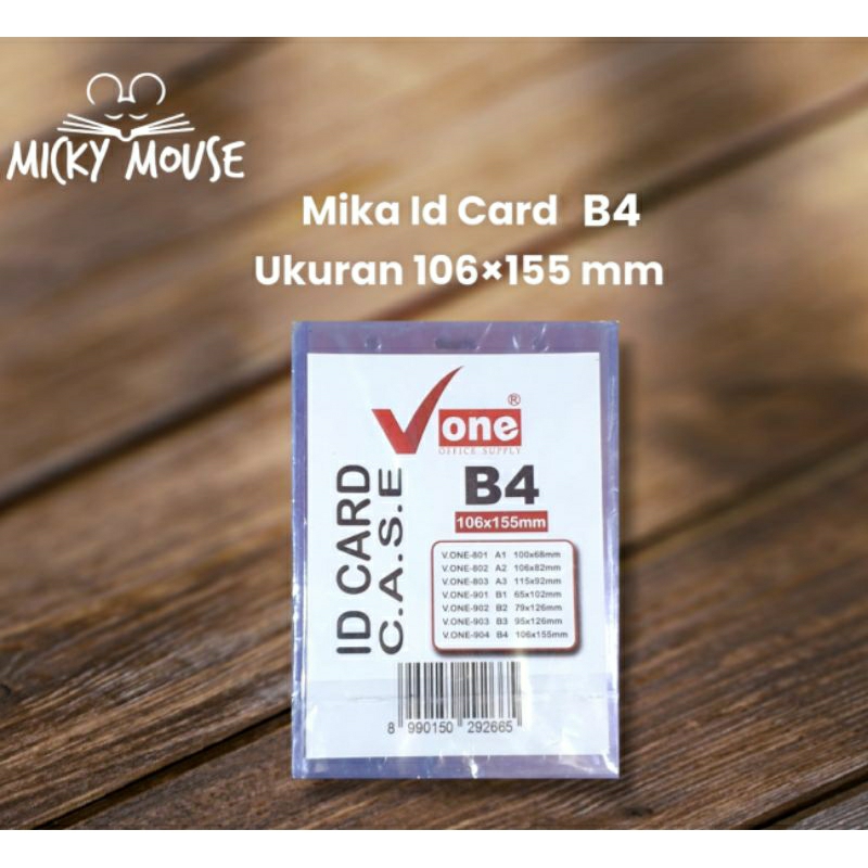 

Plastik mika Id card / Name Tag ID Card 20 pcs A2 /A3/B2/B3/B4