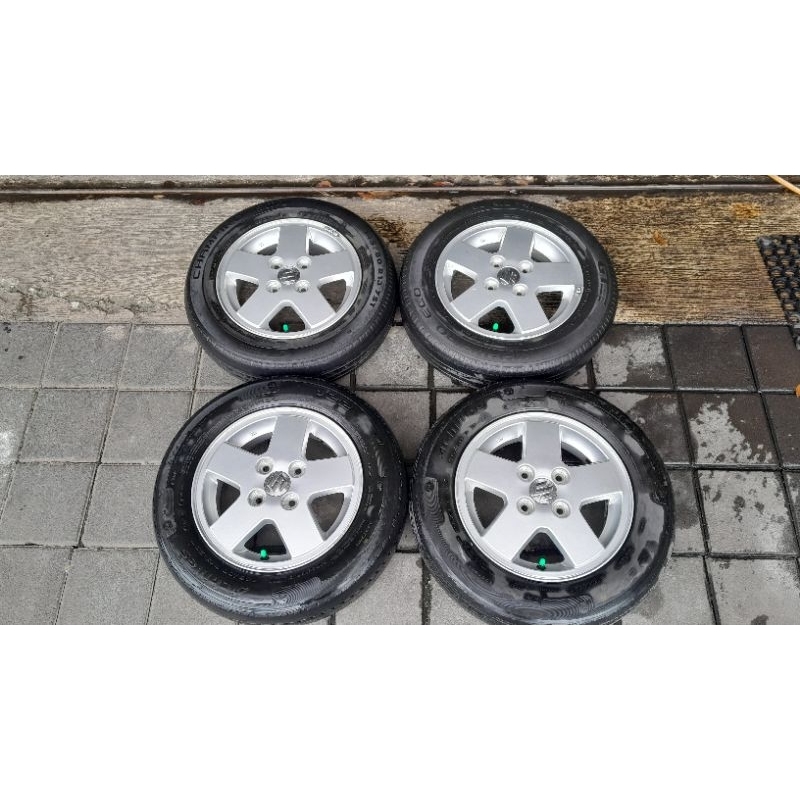 VELG SEKEN MOBIL OEM COPOTAN KARIMUN RING 13 BAUT 4X100 VELG ONLY