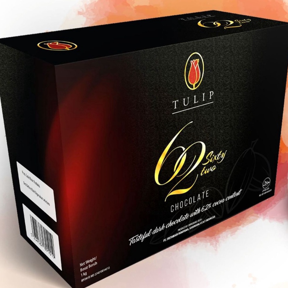 

DGO399 Ready Stok Tulip Dark Chocolate Couverture 62 1 Kg Coklat Coin Kancing Dark Gosend Grab Only