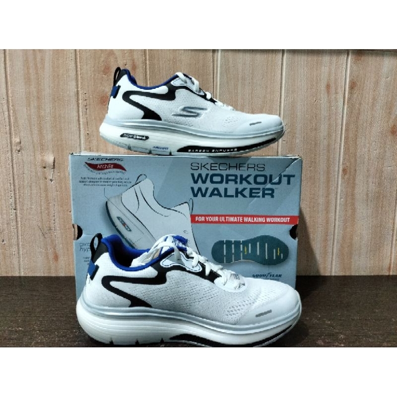 SKECHERS GO WALK WORKOUT WALKER KEEP UP - 216451/WBL ( SIZE : 40)