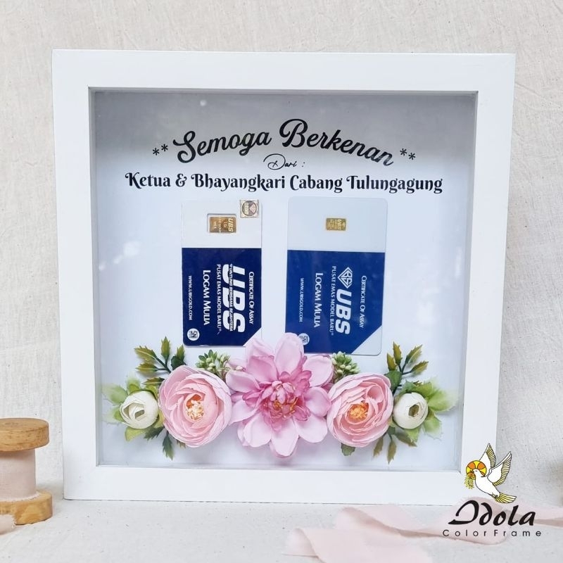 IDOLA FRAME - KADO WEDDING/ KADO ULANG TAHUN/ KADO PERPISAHAN/ KADO NIKAH/ KADO/ MAHAR
