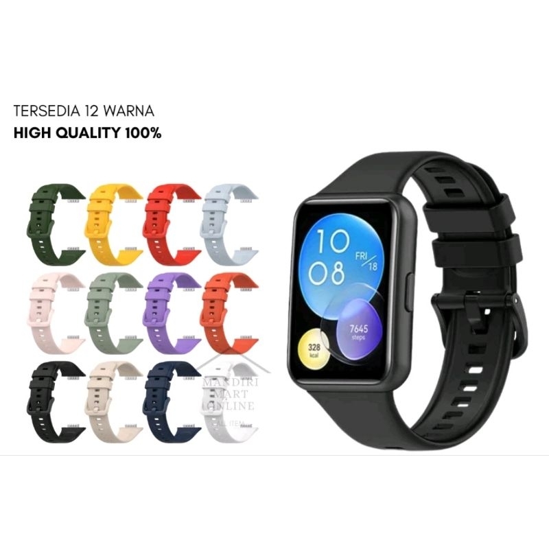 Strap Huawei Watch Fit SE / Watch Fit 1 / Watch Fit 2 Polos Tali Huawei Fit 1 2 SE fit 3