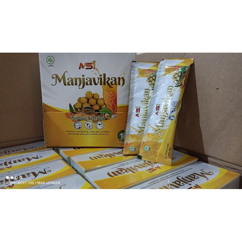 

Manjavikan 1 Box Isi 18 Sachet Original Jamu Herbal Wanita Promil Manja Vikan 1 Kotak Isi 18 15 Sachet