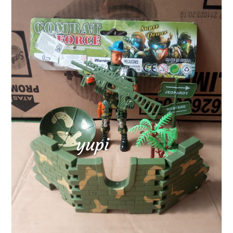 Mainan Set Tentara Combat TNI Army