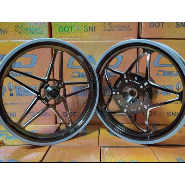 VELEG DND DELKEVIC V SPEED GEN 2 BINTANG VARIO 150 125 110/BEAT/SCOPY/GENIO FR:14x185 & RR:14x215 DN
