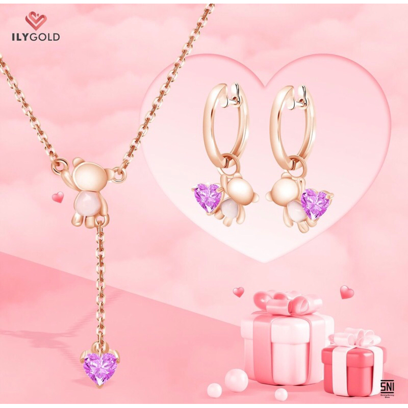 Ily Gold Kalung Teddy Collection -9k