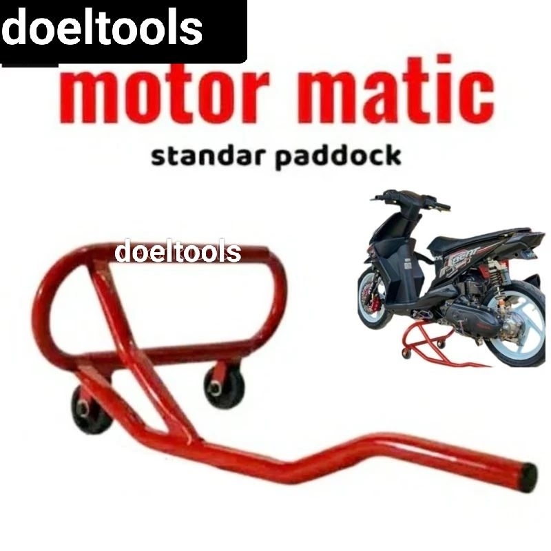 Standar Paddock Pedok Paddock Motor Metik Matic Universal Vario Beat Mio PCX Nmax Aerox