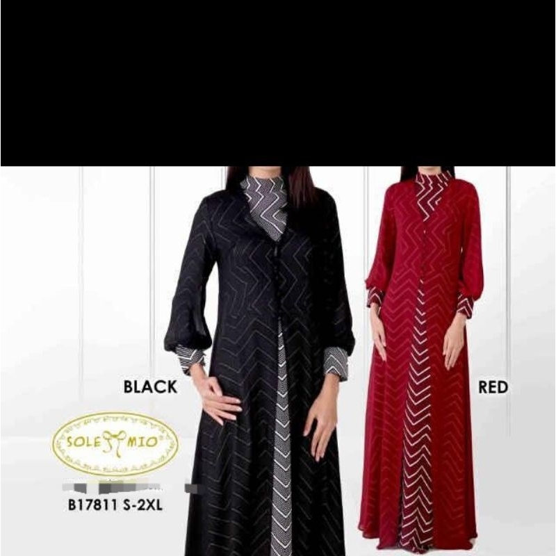SALE gamis dewasa SOLEMIO B17811