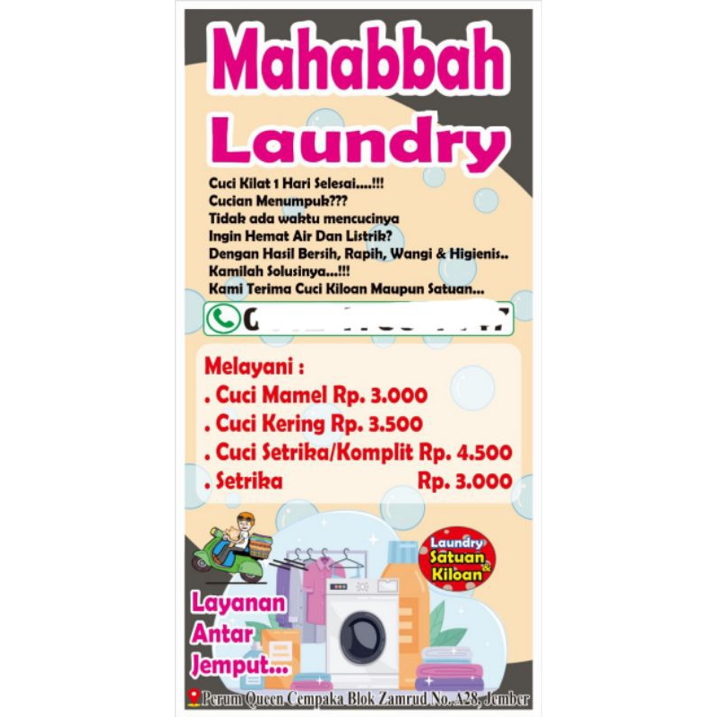 

cetak brosur ukuran A4 custom free design ukuran 21x30 cm