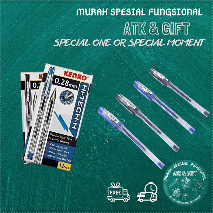 

KENKO - Gel Pen Hi-Tech 0.28 mm pulpen gel 0.3 mm