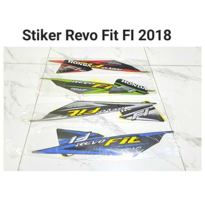 Stiker striping revo fit 2018 / stiker motor honda revo fit