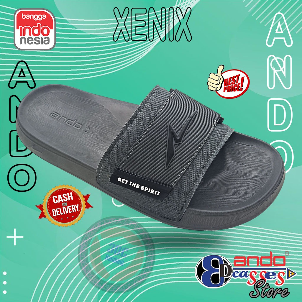 Sandal Ando XENIX - Sandal Slide Fashion Casual Pria Dewasa Ando Original
