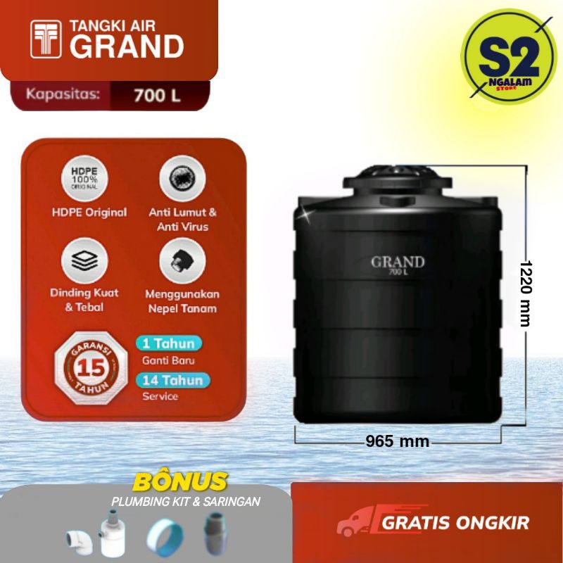 Tandon Air Toren Air Tangki Air Grand 700 Liter