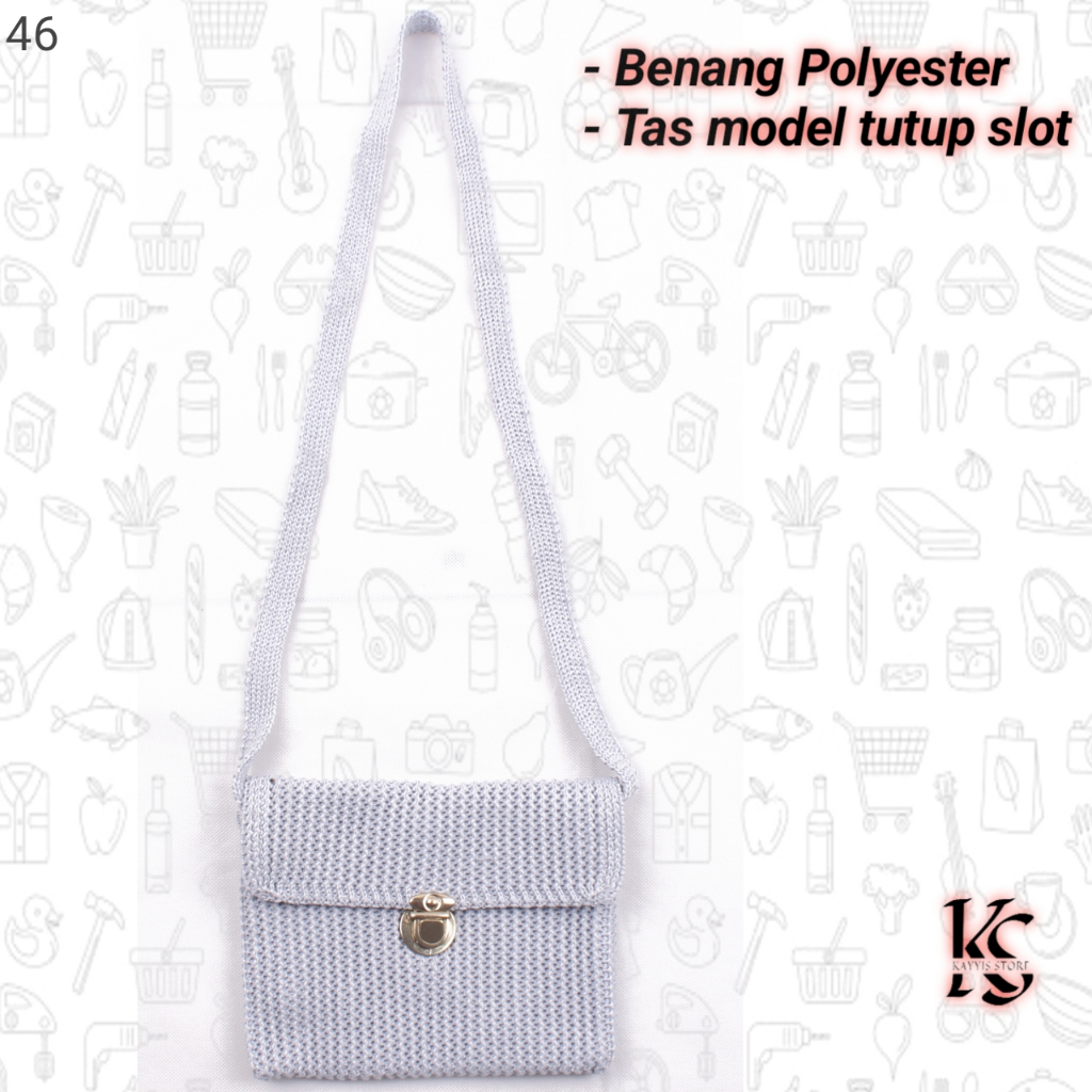 TAS RAJUT SELEMPANG KUNCI SLOT