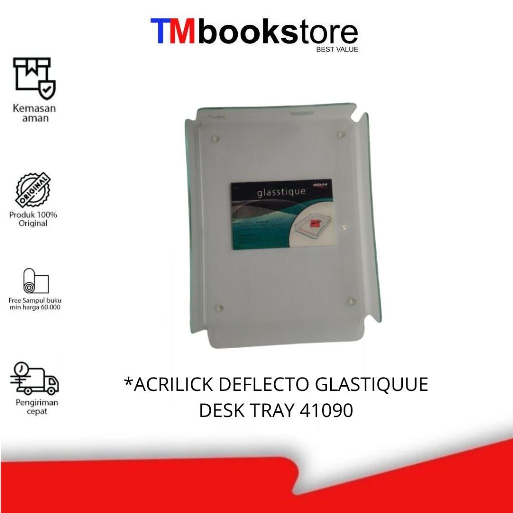 

*ACRILICK DEFLECTO GLASTQUUE DESK TRAY 41090