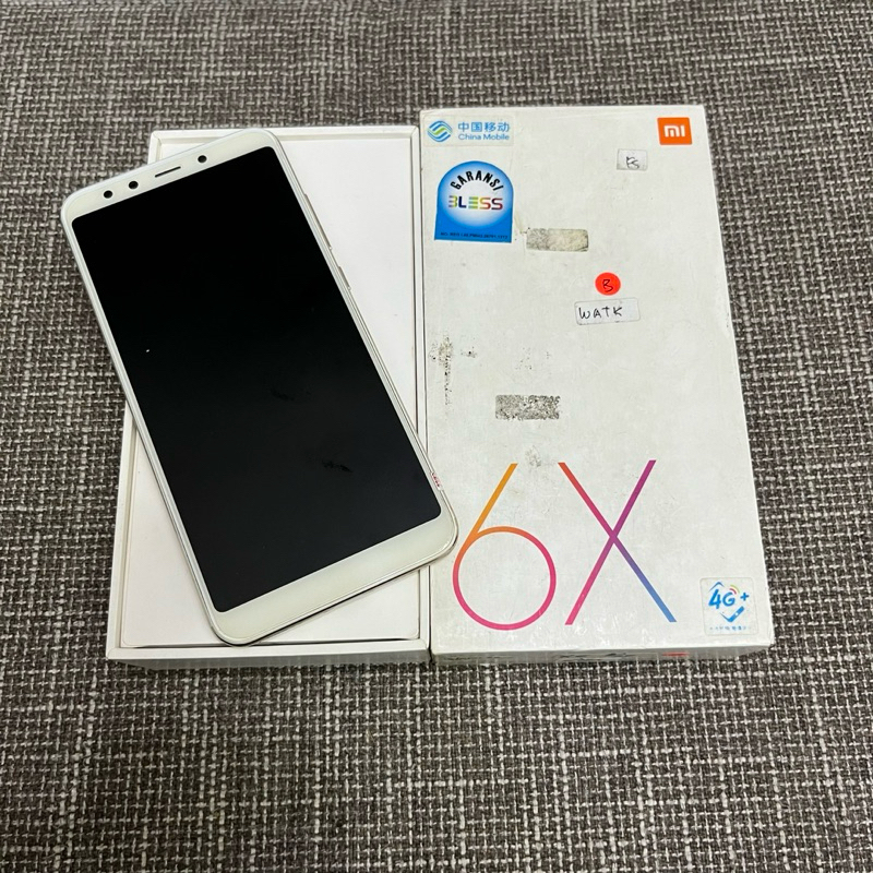 Xiaomi Mi 6x 6/64gb Fullset Second Garansi Resmi