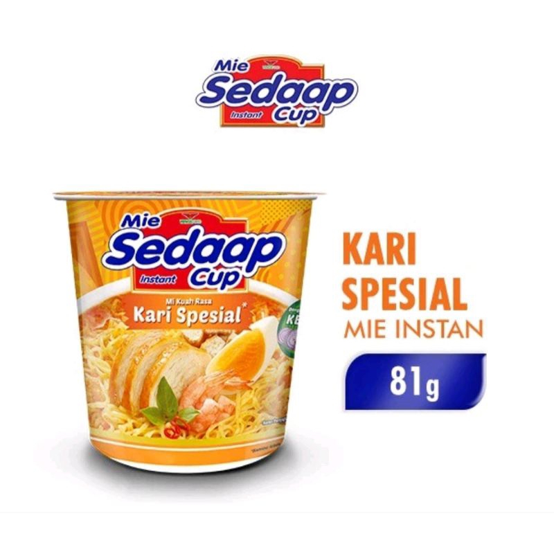 

SEDAAP MIE INSTAN CUP KARI SPESIAL 81 GR