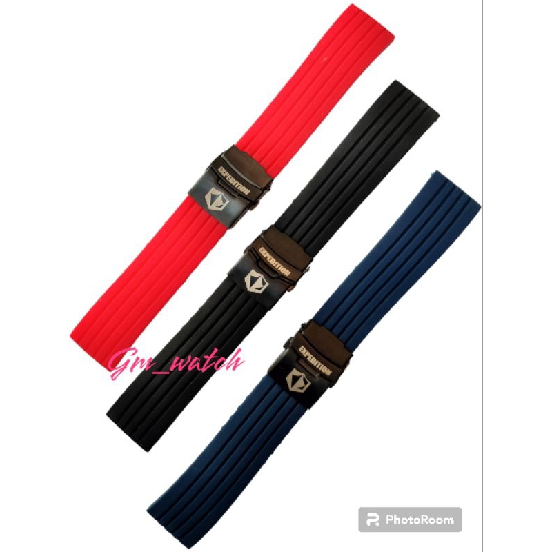 Strap Tali Jam Tangan Expedition Rubber Tali Jam Tangan Expedition Karet Silicon