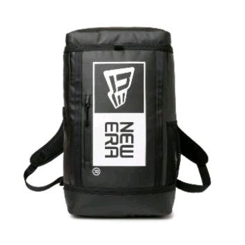 TAS RANSEL PRIA & WANITA NEW ERA BOX PACK 32L PRINT LOGO BACKPACK BLACK/WHITE ORIGINAL