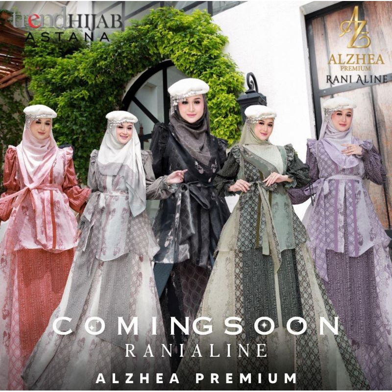 RANI ALINE GAMIS DRESS BY ALZHEA PREMIUM TERBARU