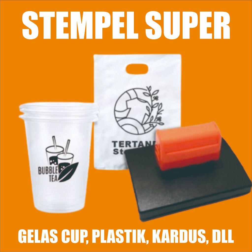 

STEMPEL GELAS CUP/ STEROFORM / PLASTIK / KARDUS KOTA PALU
