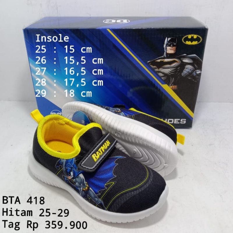 BTADF116/BTA418/BTADF119/BM044/BTM003129 SEPATU ANAK MARVEL NEVADA BATMAN