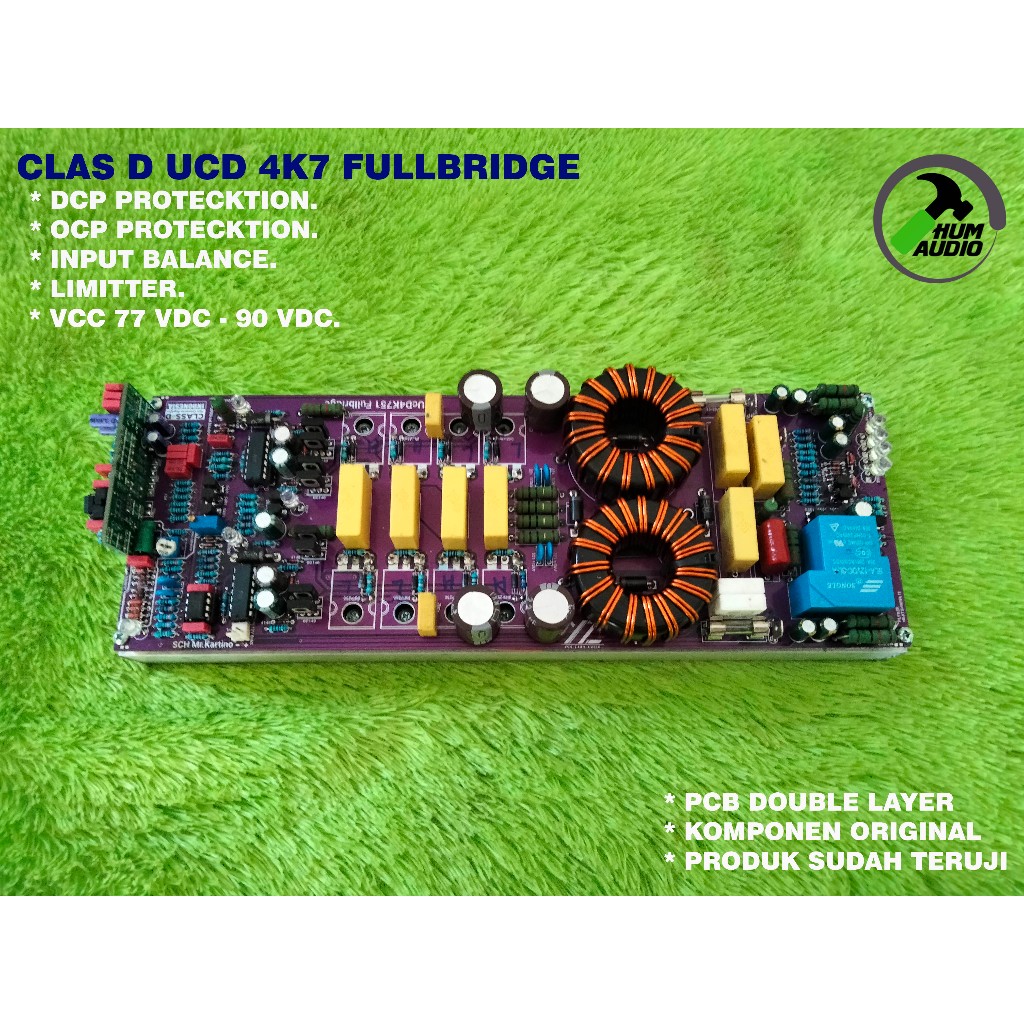DRIVER POWER CLAS D UCD 4K7 FULLBRIDGE 8 MOSFET